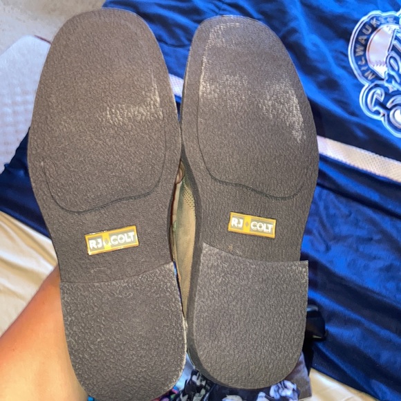 RJ Colt Built for Life Dress Work Shoes All Leather Brown Tan size 11 - Picture 9 of 9